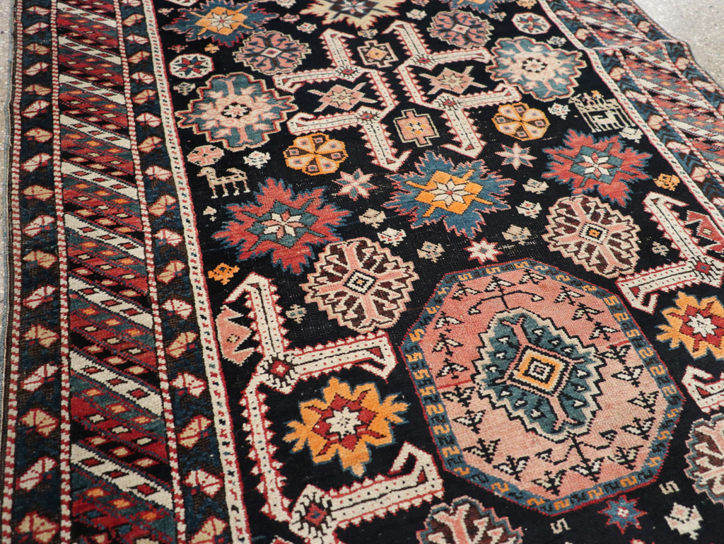 Antique Caucasian Perpedil Long Runner, No.31083 - Gss