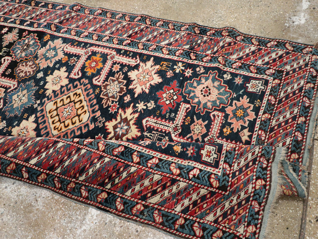 Antique Caucasian Perpedil Long Runner, No.31083 - Gss
