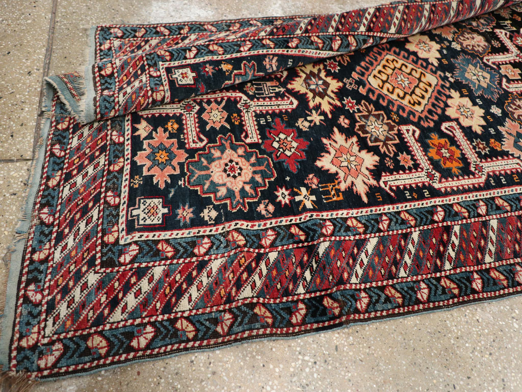 Antique Caucasian Perpedil Long Runner, No.31083 - Gss