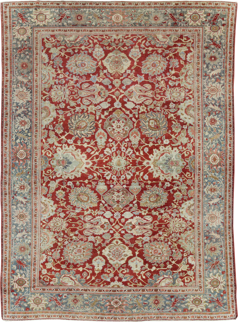 Antique Persian Mahal Carpet, No.31085 - Gss