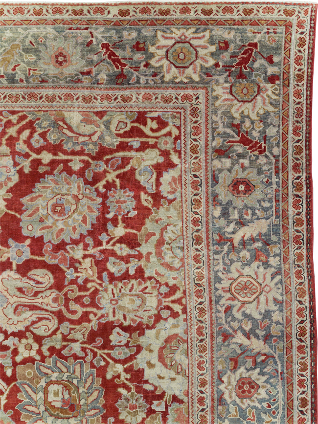 Antique Persian Mahal Carpet, No.31085 - Gss