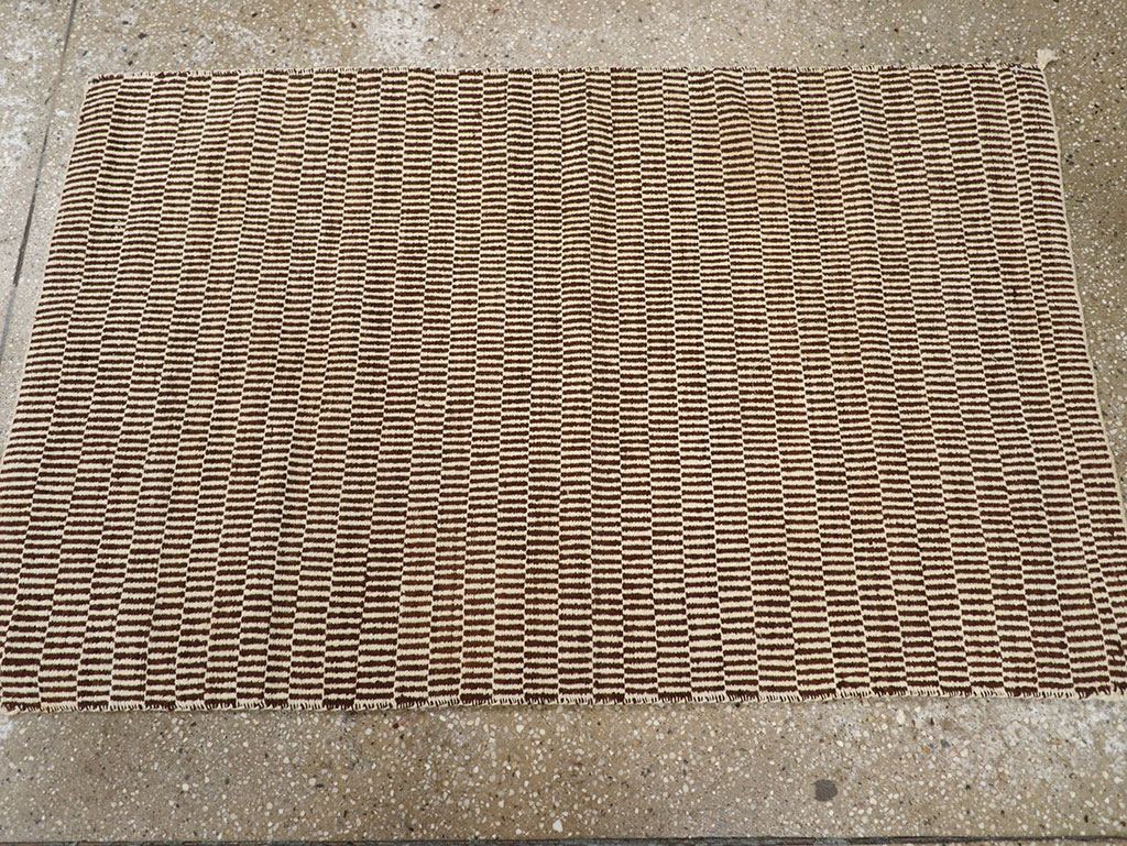 Vintage American Navajo Throw Rug, No.31086 - Gss