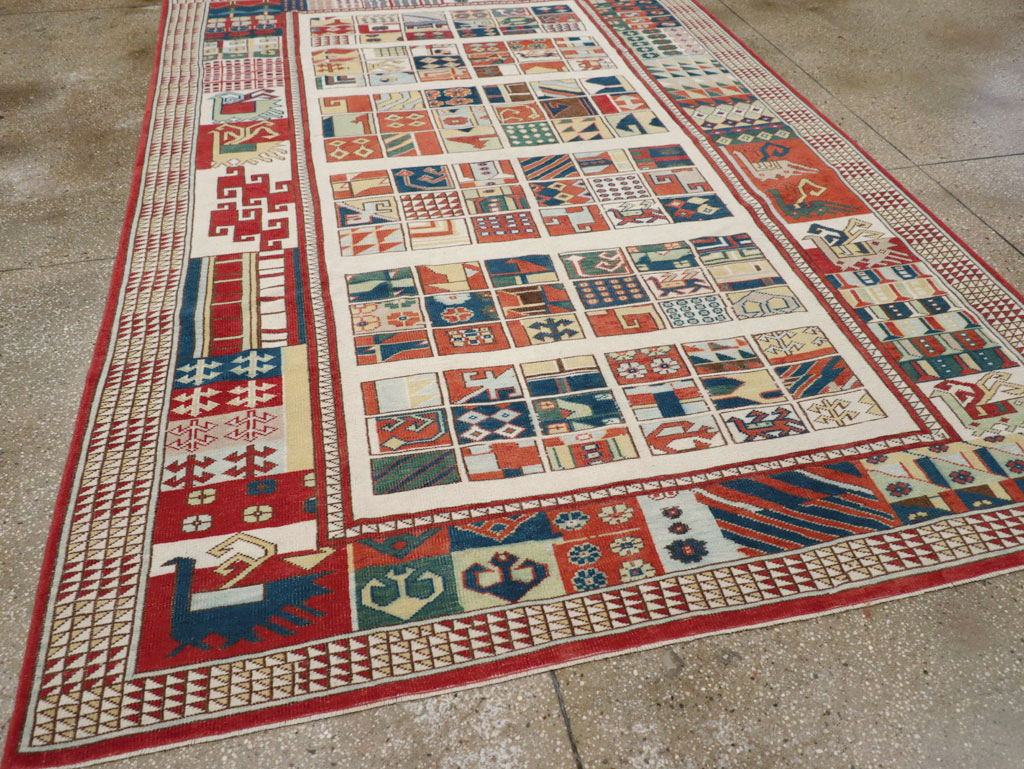 Vintage Turkish Anatolian Accent Carpet, No.31097 - Gss