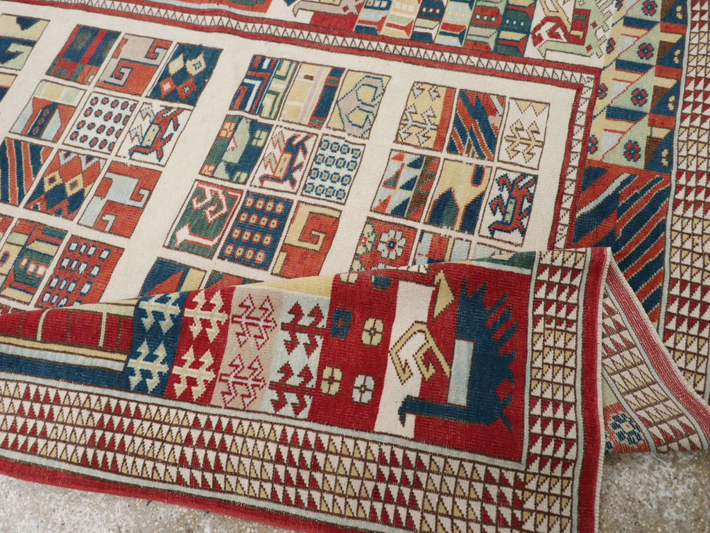 Vintage Turkish Anatolian Accent Carpet, No.31097 - Gss