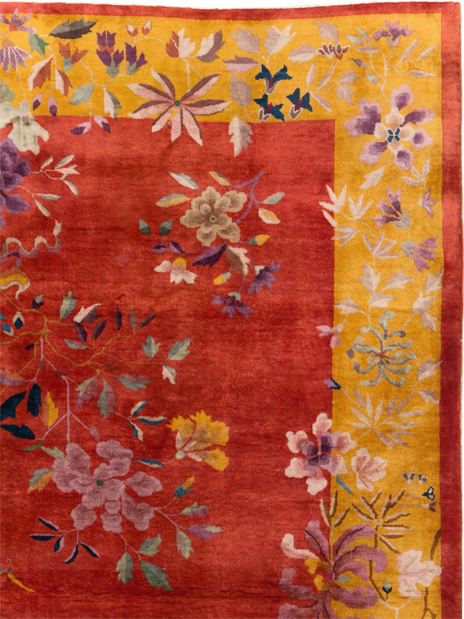 Vintage Chinese Art Deco Room Size Carpet, No.31098 - Gss