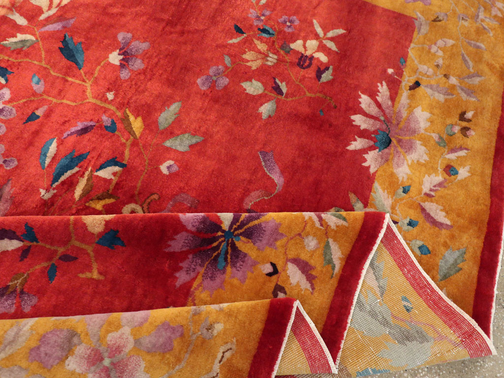 Vintage Chinese Art Deco Room Size Carpet, No.31098 - Gss