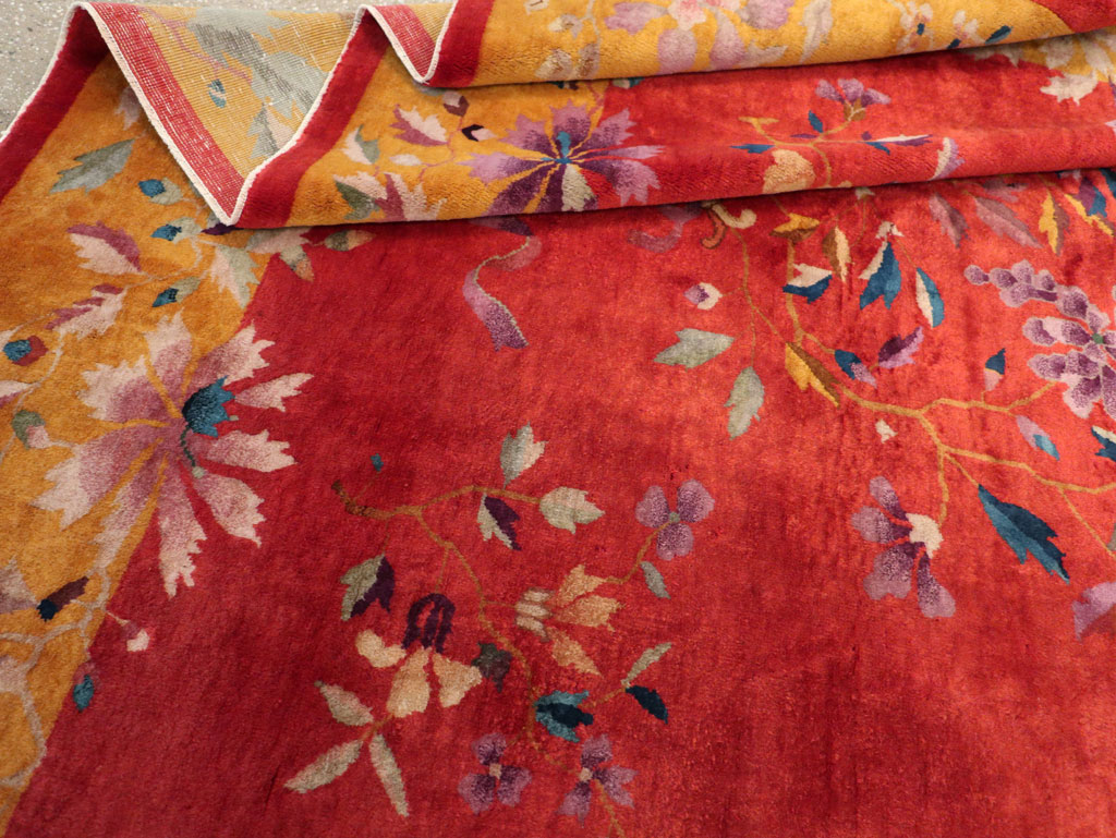 Vintage Chinese Art Deco Room Size Carpet, No.31098 - Gss