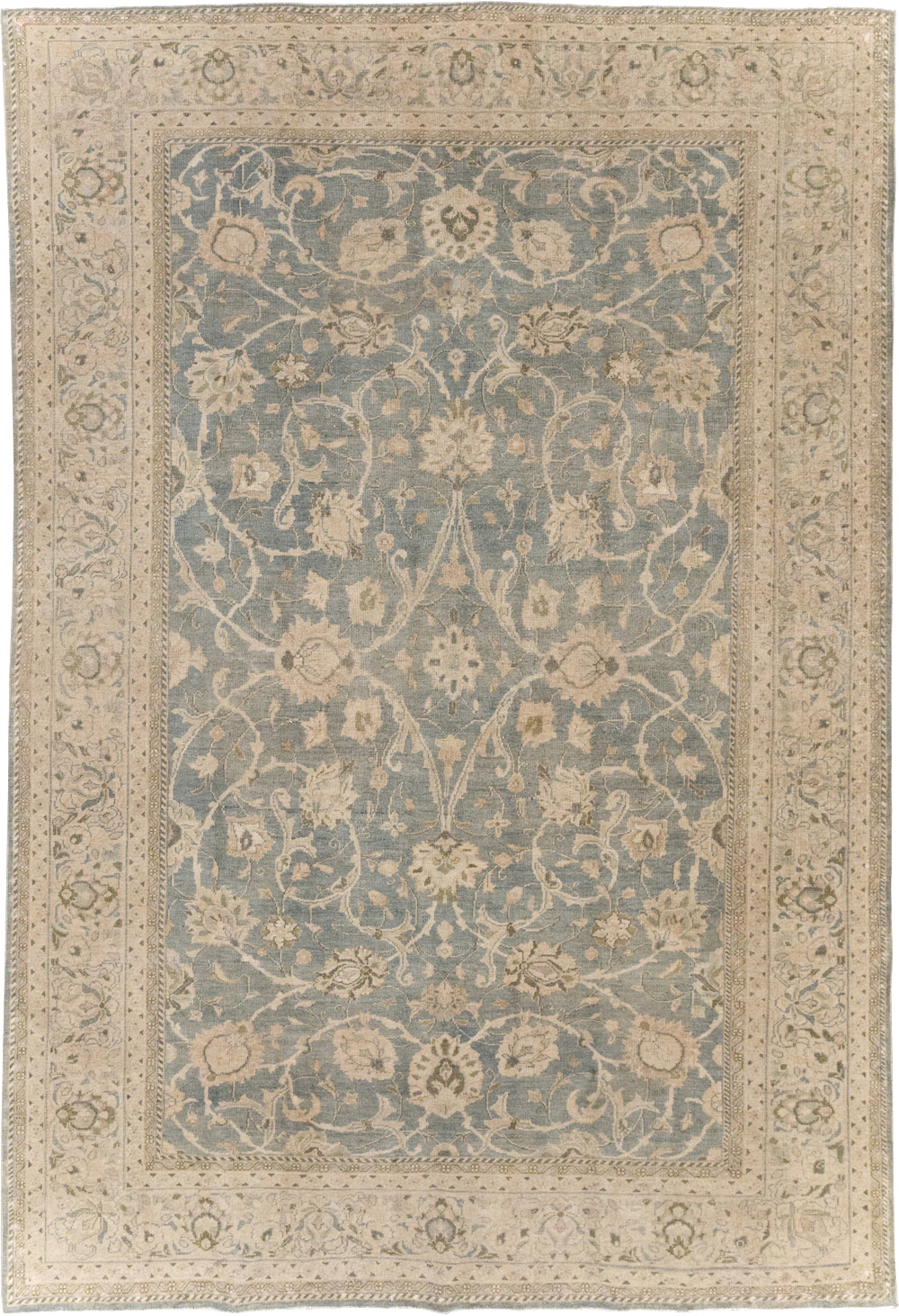Vintage Persian Mahal Accent Carpet, No.31101 - Gss