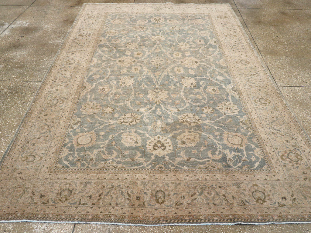 Vintage Persian Mahal Accent Carpet, No.31101 - Gss