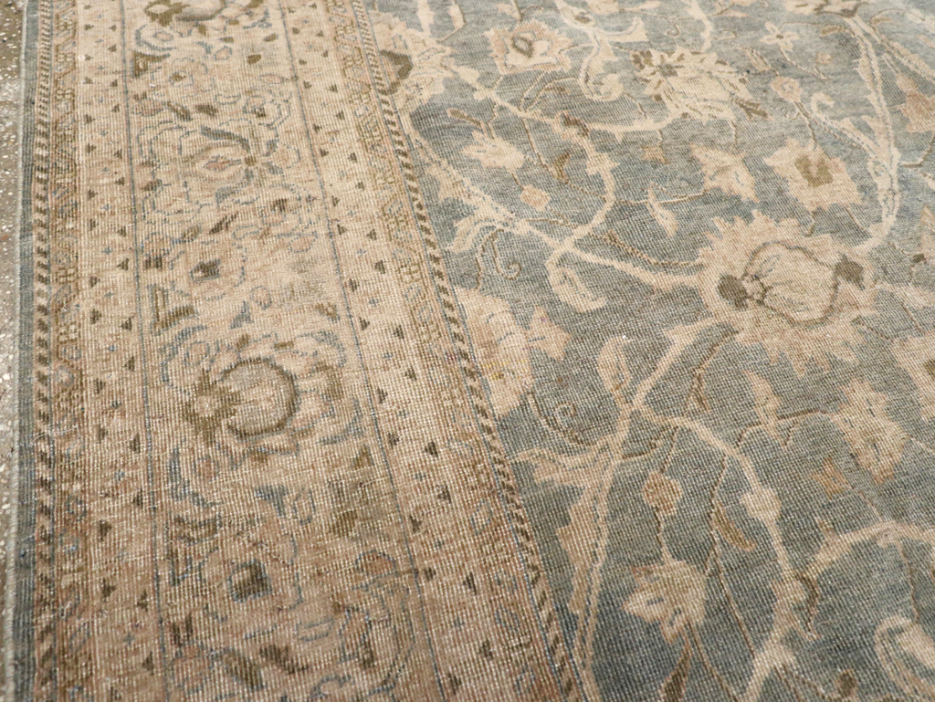 Vintage Persian Mahal Accent Carpet, No.31101 - Gss