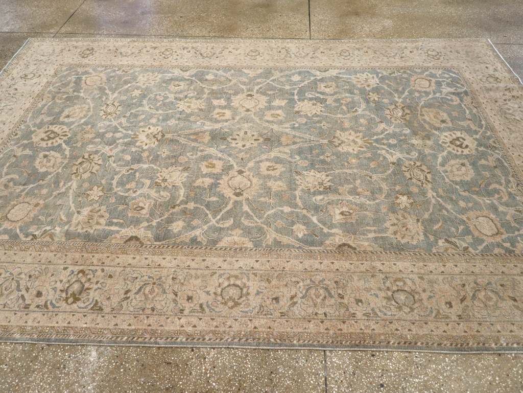 Vintage Persian Mahal Accent Carpet, No.31101 - Gss