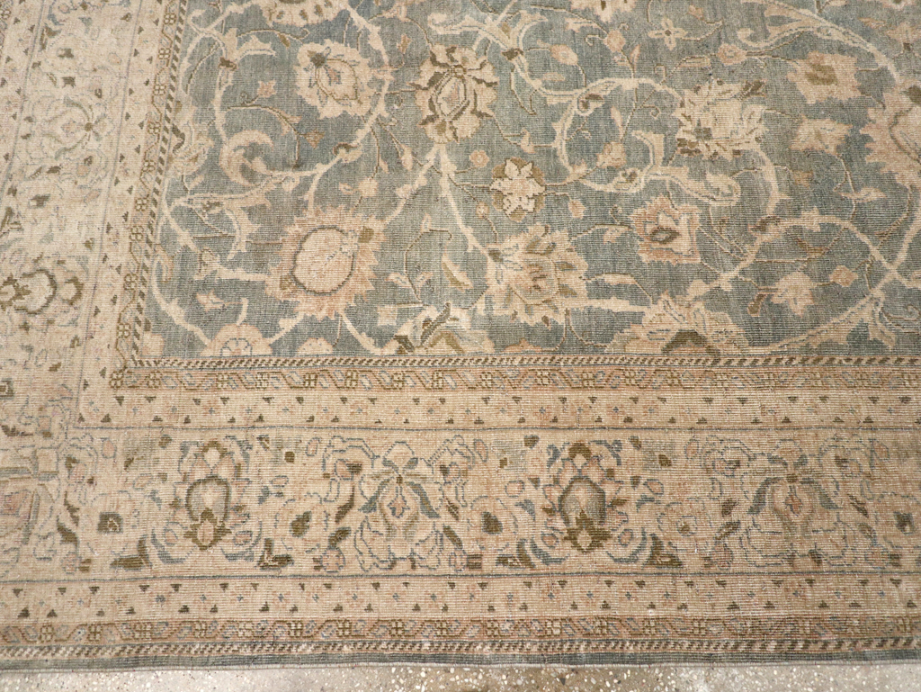 Vintage Persian Mahal Accent Carpet, No.31101 - Gss