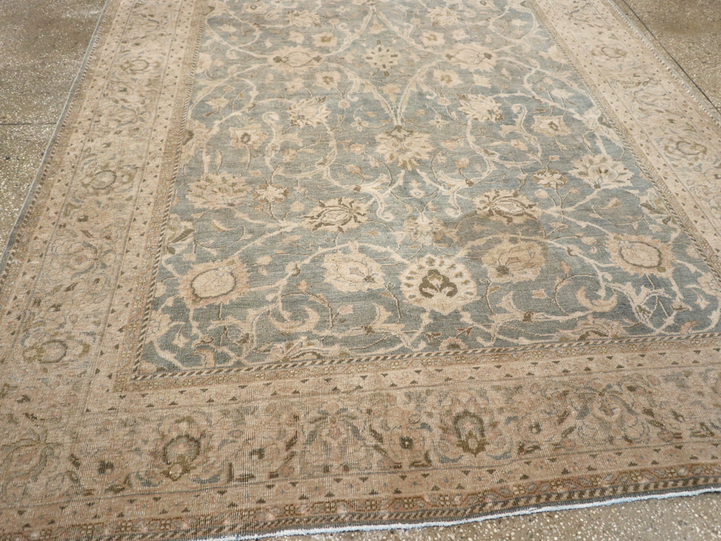 Vintage Persian Mahal Accent Carpet, No.31101 - Gss