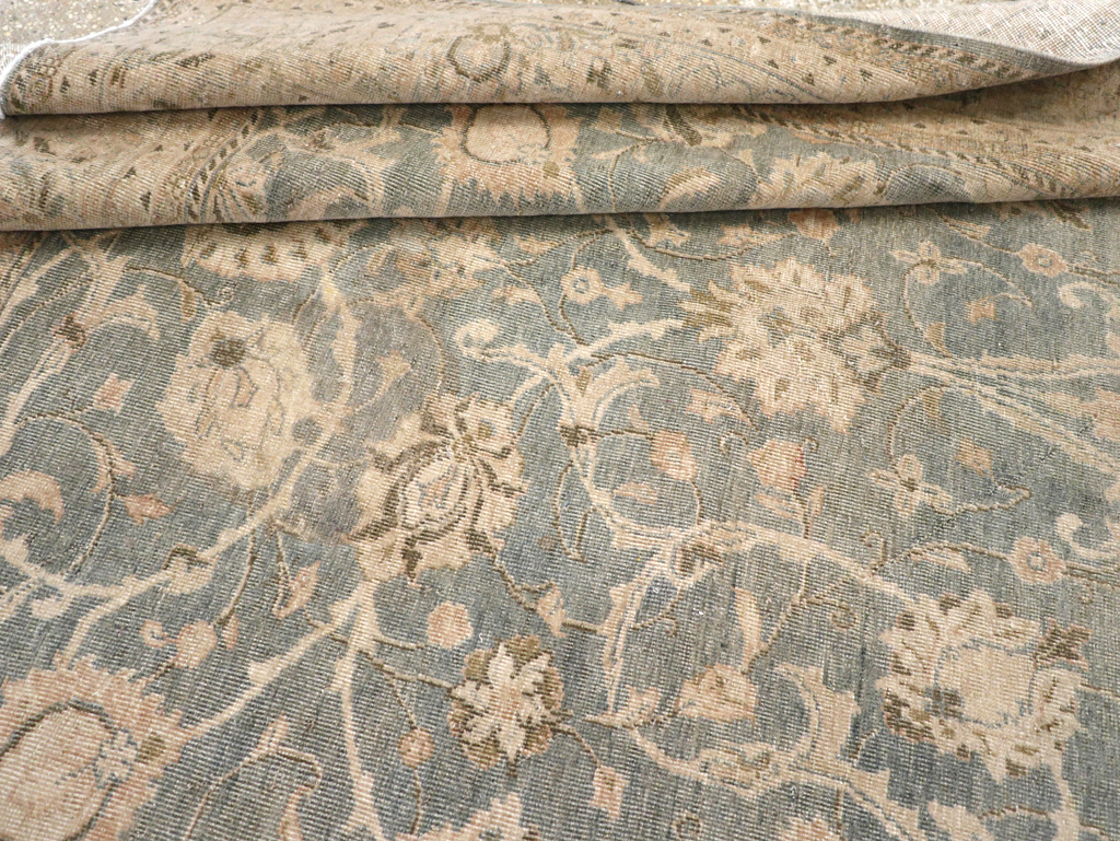 Vintage Persian Mahal Accent Carpet, No.31101 - Gss