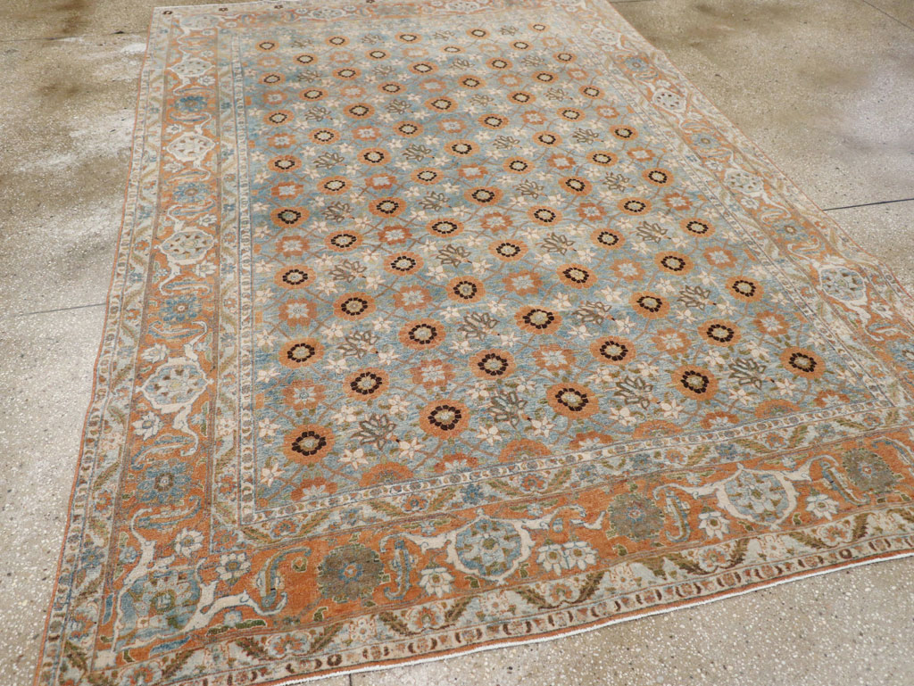 Antique Persian Veramin Small Room Size Rug, No.31102 - Gss