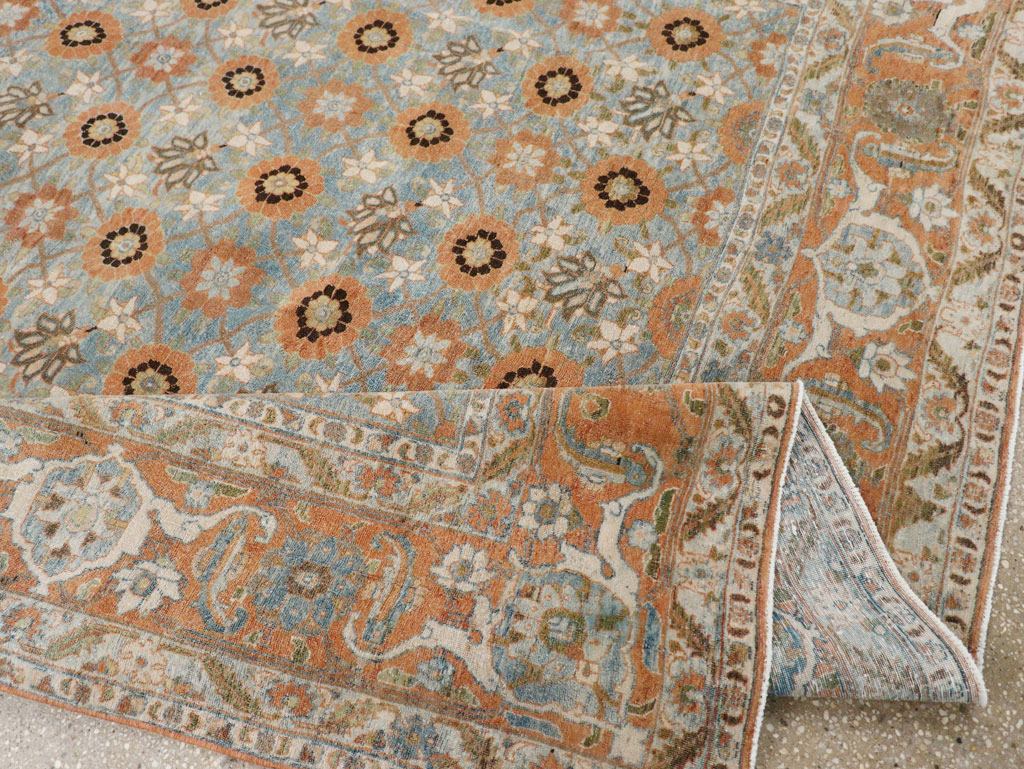 Antique Persian Veramin Small Room Size Rug, No.31102 - Gss