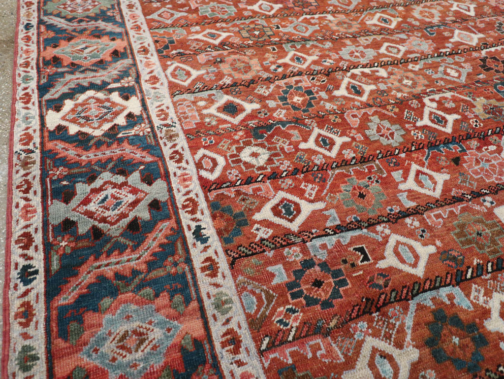 Antique Persian Heriz Room Size Carpet, No.31103 - Gss