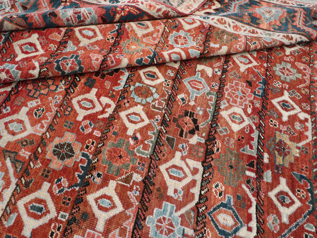 Antique Persian Heriz Room Size Carpet, No.31103 - Gss