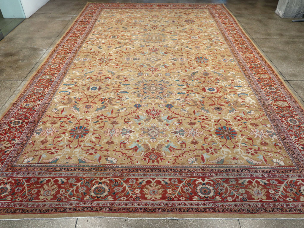 Antique Persian Mahal Oversize Carpet, No.31106 - Gss