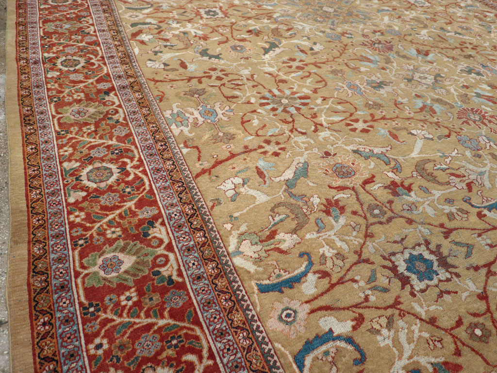 Antique Persian Mahal Oversize Carpet, No.31106 - Gss