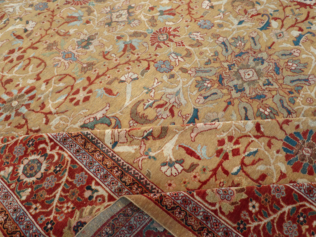 Antique Persian Mahal Oversize Carpet, No.31106 - Gss