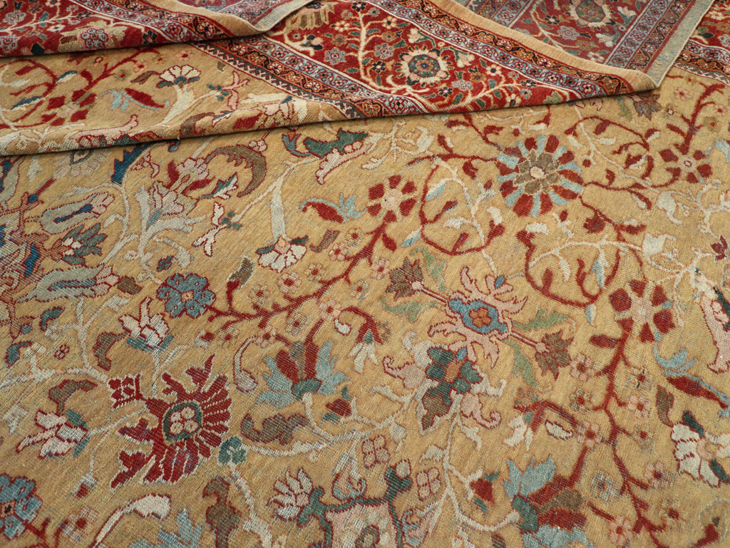 Antique Persian Mahal Oversize Carpet, No.31106 - Gss