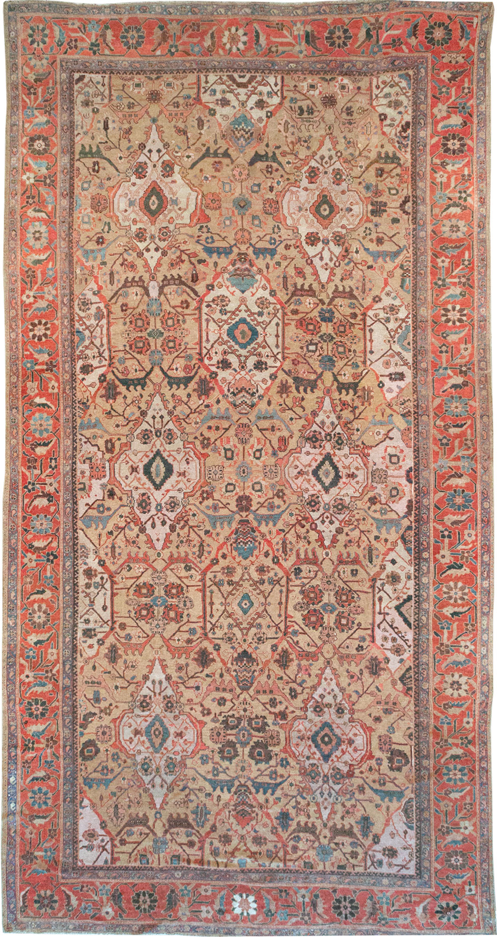 Antique Persian Sultanabad Oversize Carpet, No.31109 - Gss