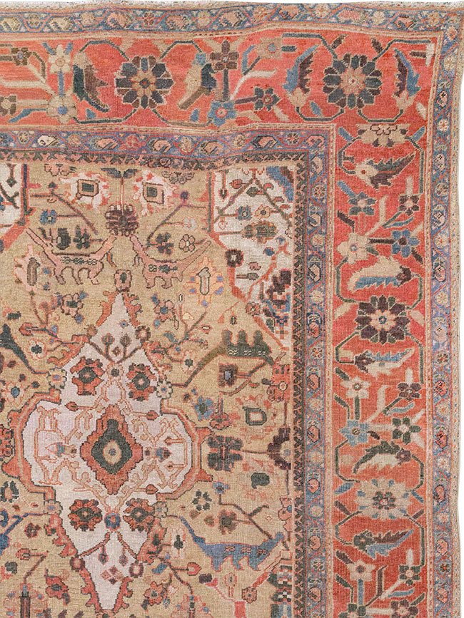 Antique Persian Sultanabad Oversize Carpet, No.31109 - Gss