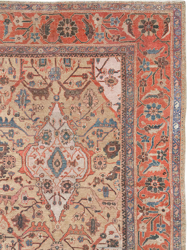 Antique Persian Sultanabad Oversize Carpet, No.31109 - Gss