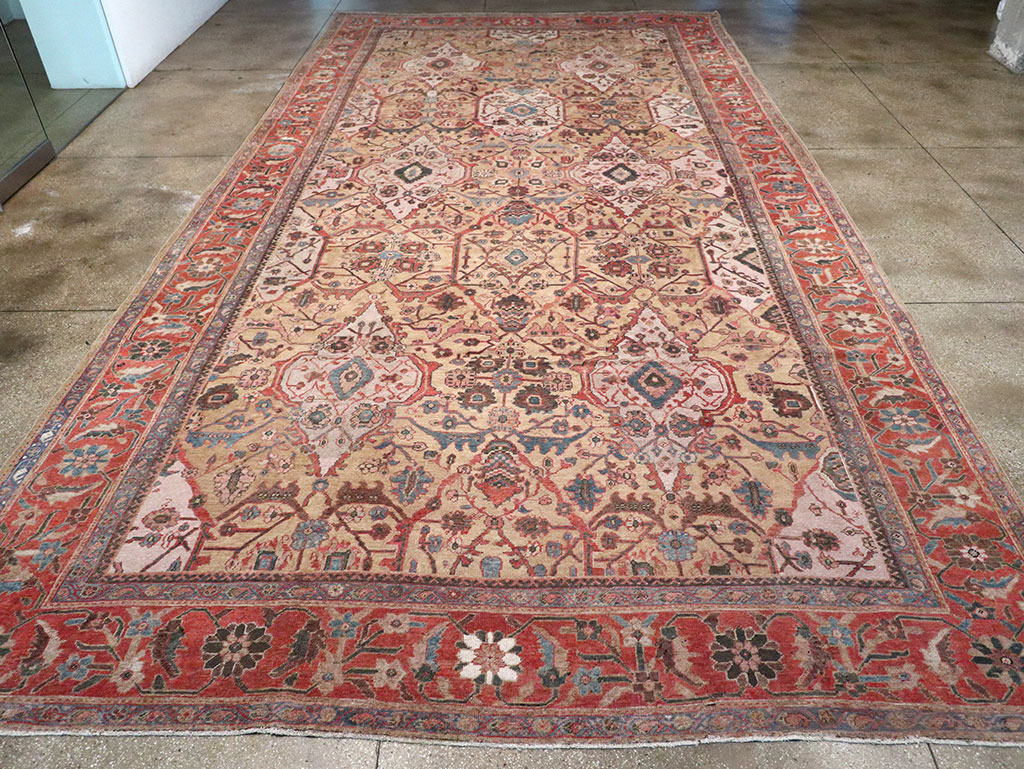 Antique Persian Sultanabad Oversize Carpet, No.31109 - Gss
