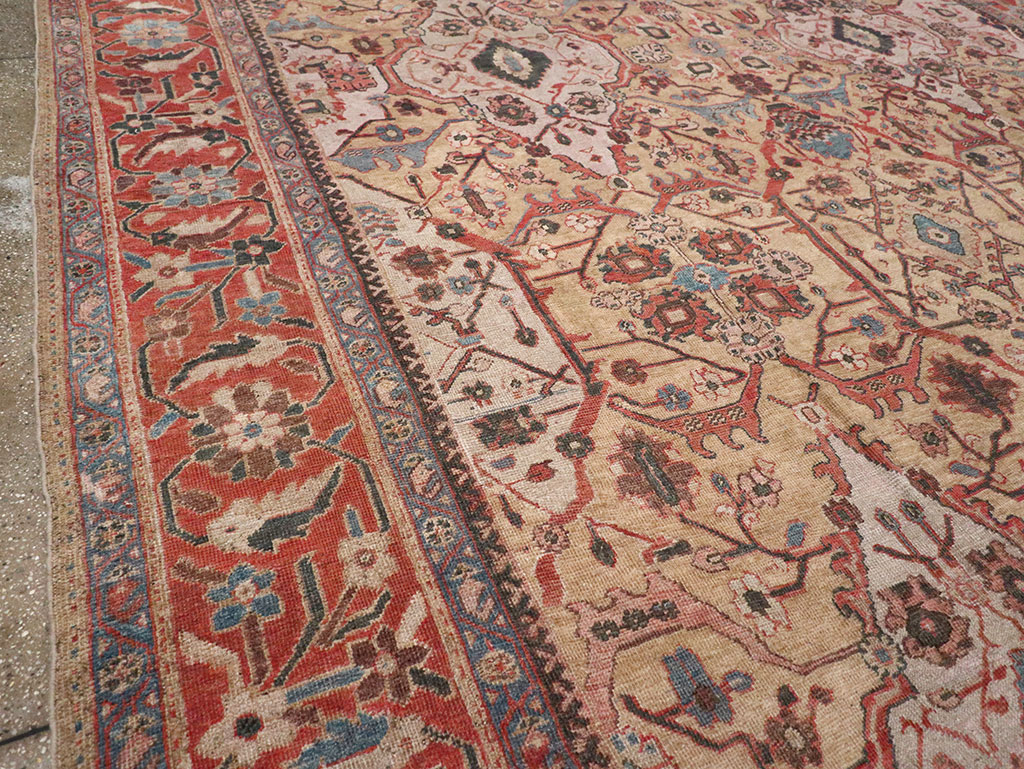 Antique Persian Sultanabad Oversize Carpet, No.31109 - Gss