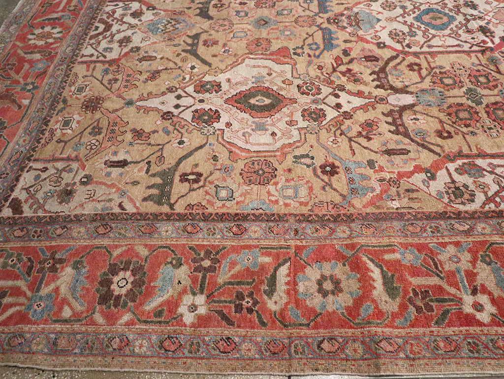 Antique Persian Sultanabad Oversize Carpet, No.31109 - Gss