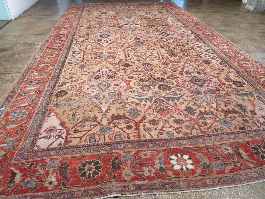 Antique Persian Sultanabad Oversize Carpet, No.31109 - Gss