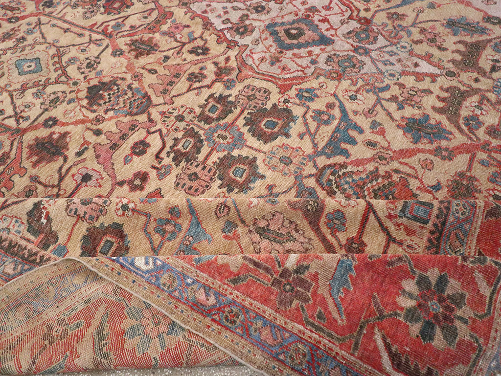 Antique Persian Sultanabad Oversize Carpet, No.31109 - Gss
