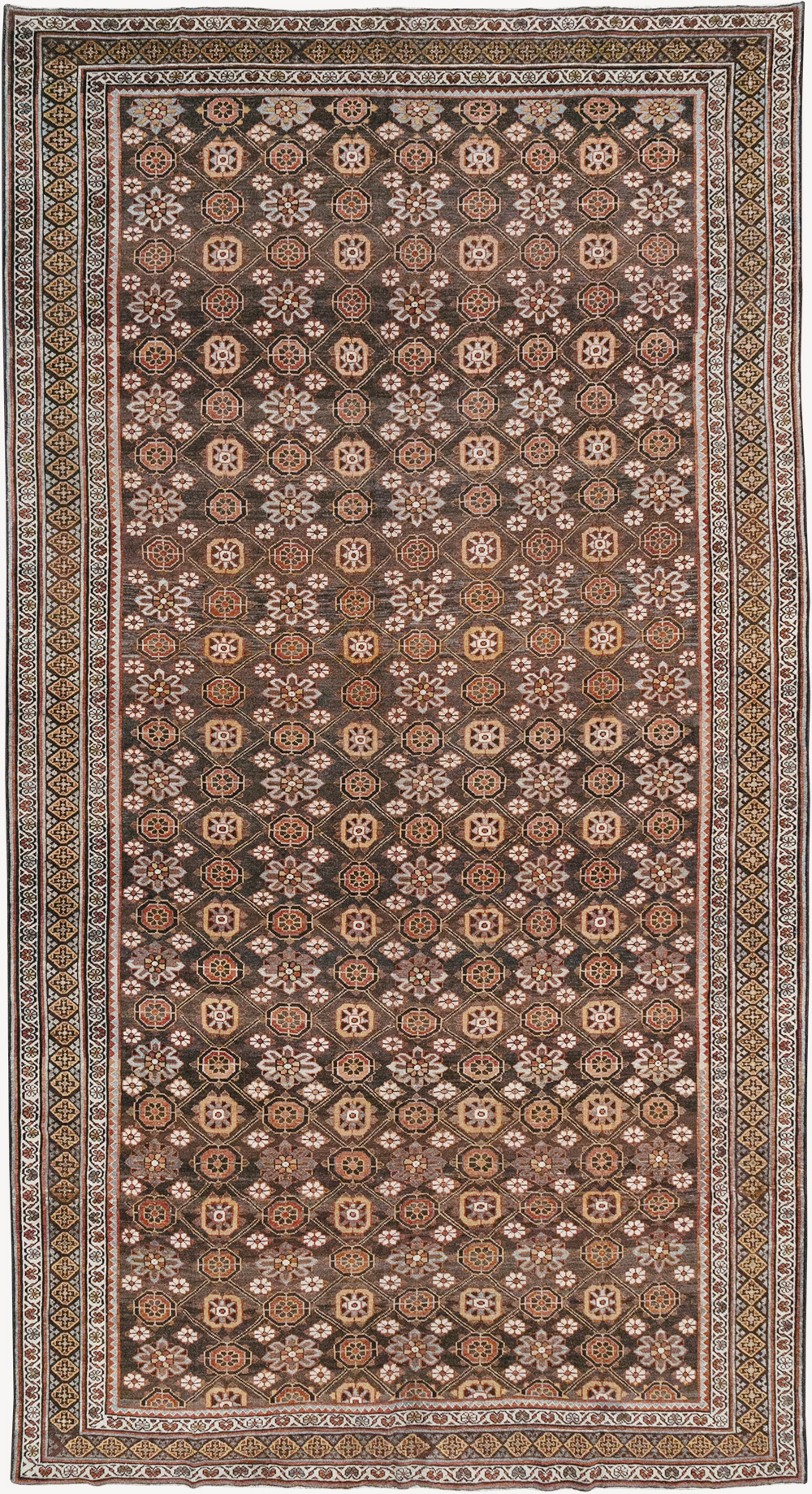 Antique Persian Kurd Gallery Carpet, No.31110 - Gss