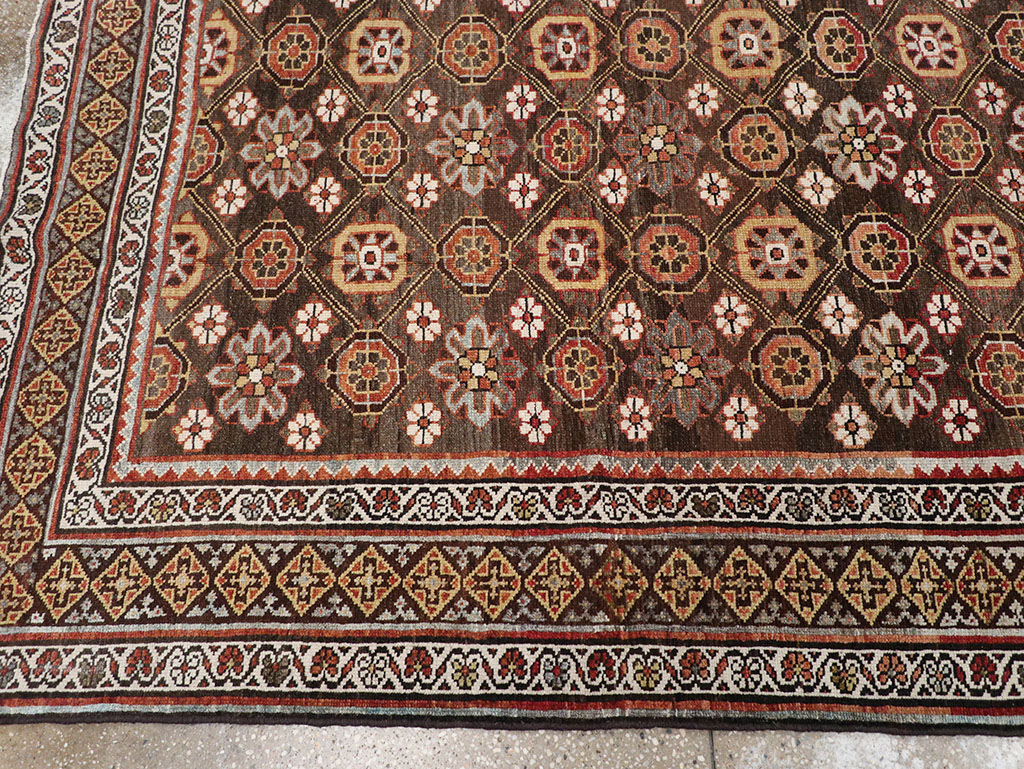 Antique Persian Kurd Gallery Carpet, No.31110 - Gss