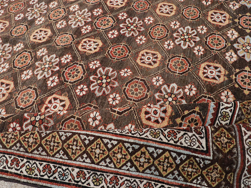 Antique Persian Kurd Gallery Carpet, No.31110 - Gss