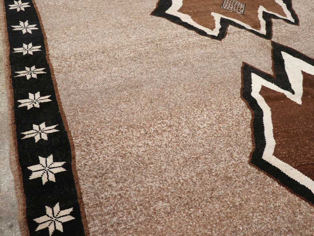 Vintage Turkish Anatolian Tribal Room Size Carpet, No.31112 - Gss