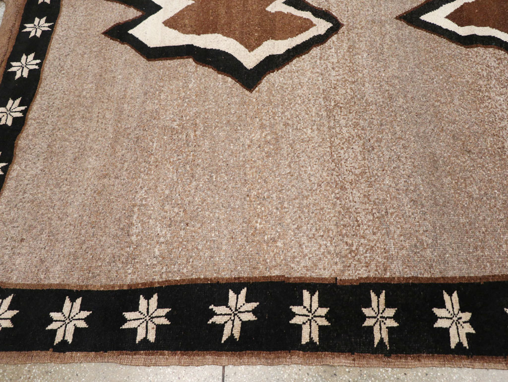 Vintage Turkish Anatolian Tribal Room Size Carpet, No.31112 - Gss