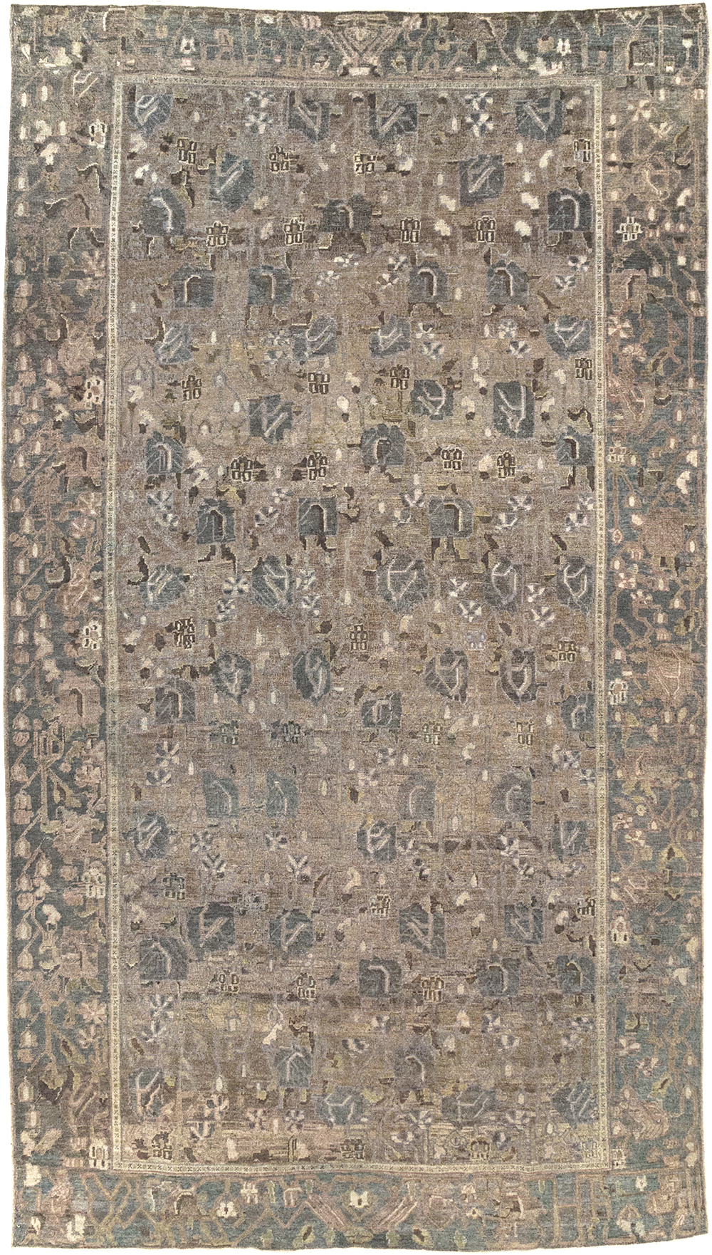Antique Persian Bakhtiari Gallery Carpet, No.31115 - Gss