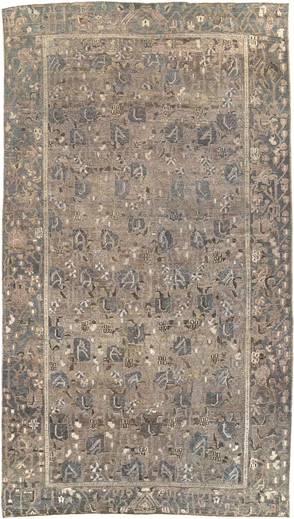 Antique Persian Bakhtiari Gallery Carpet, No.31115 - Gss