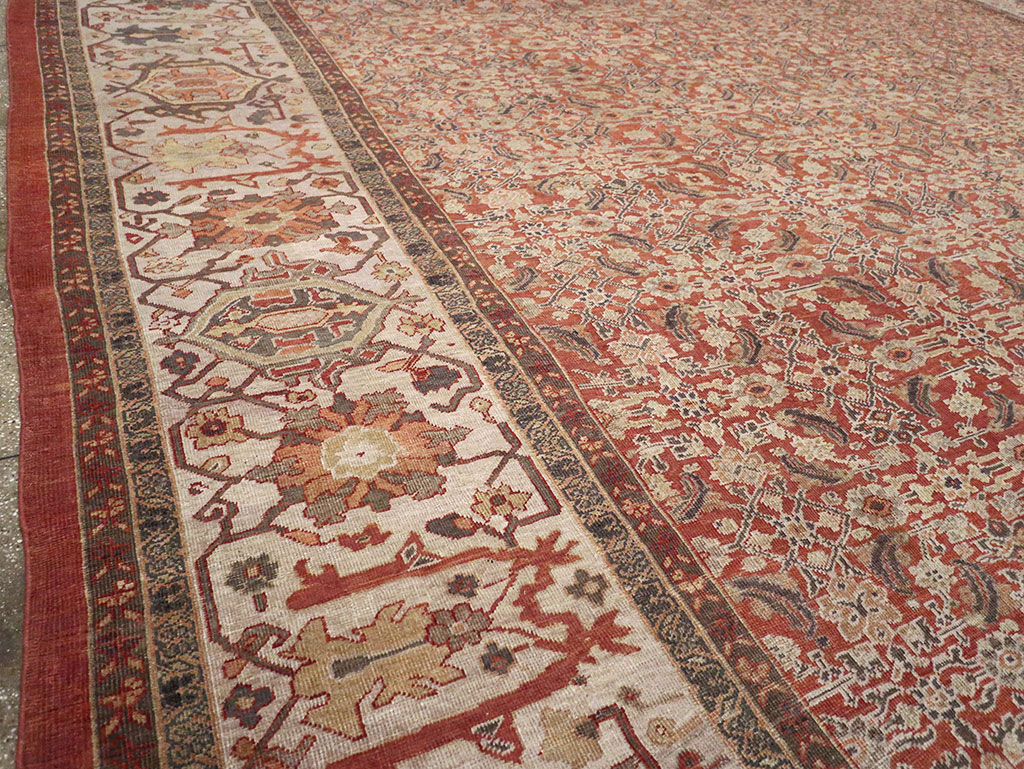 Antique Persian Mahal Oversize Carpet, No.31116 - Gss
