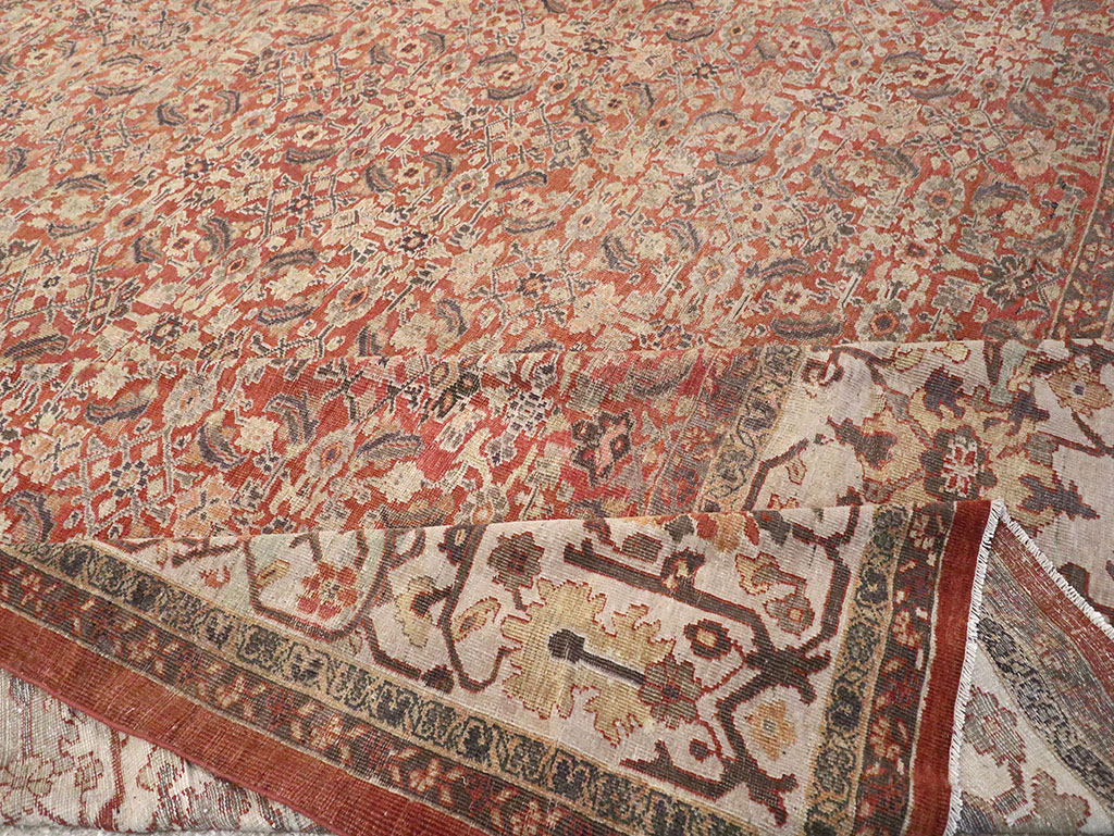 Antique Persian Mahal Oversize Carpet, No.31116 - Gss