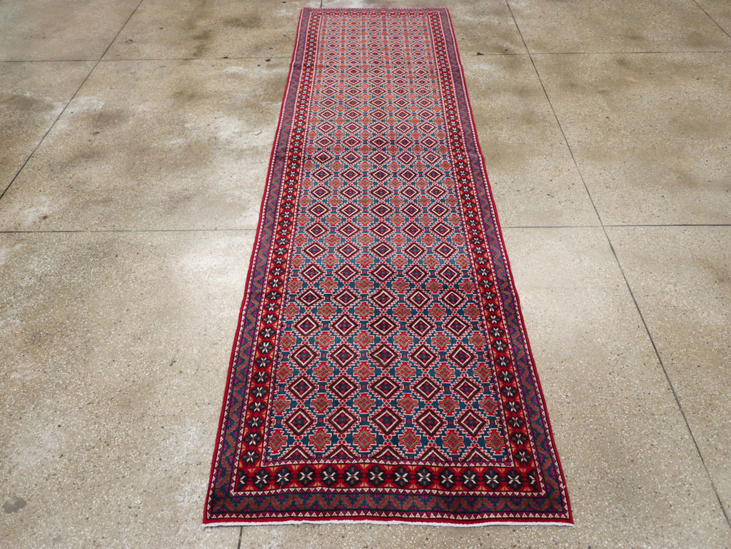 Vintage Persian Mashad Runner, No.31117 - Gss