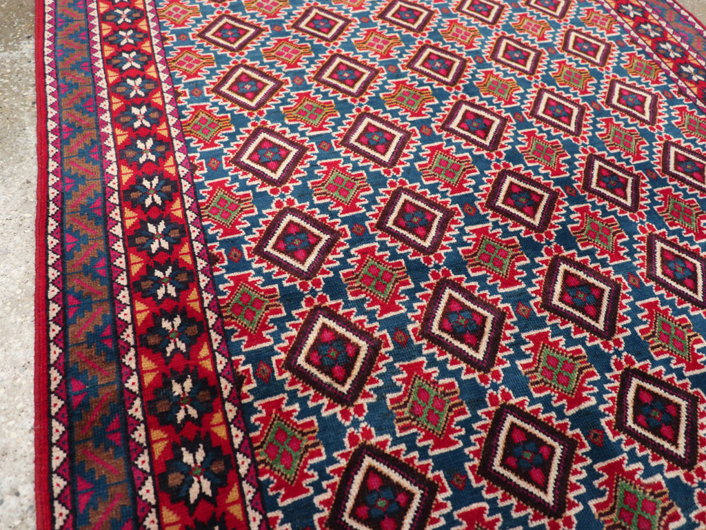 Vintage Persian Mashad Runner, No.31117 - Gss