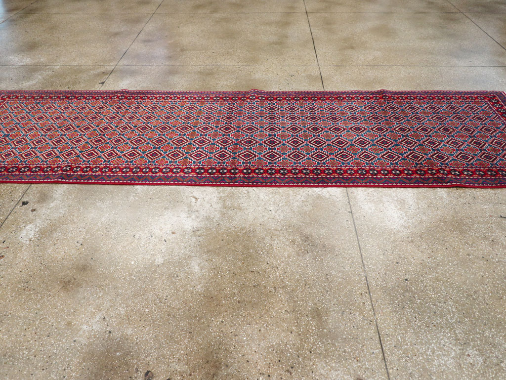 Vintage Persian Mashad Runner, No.31117 - Gss