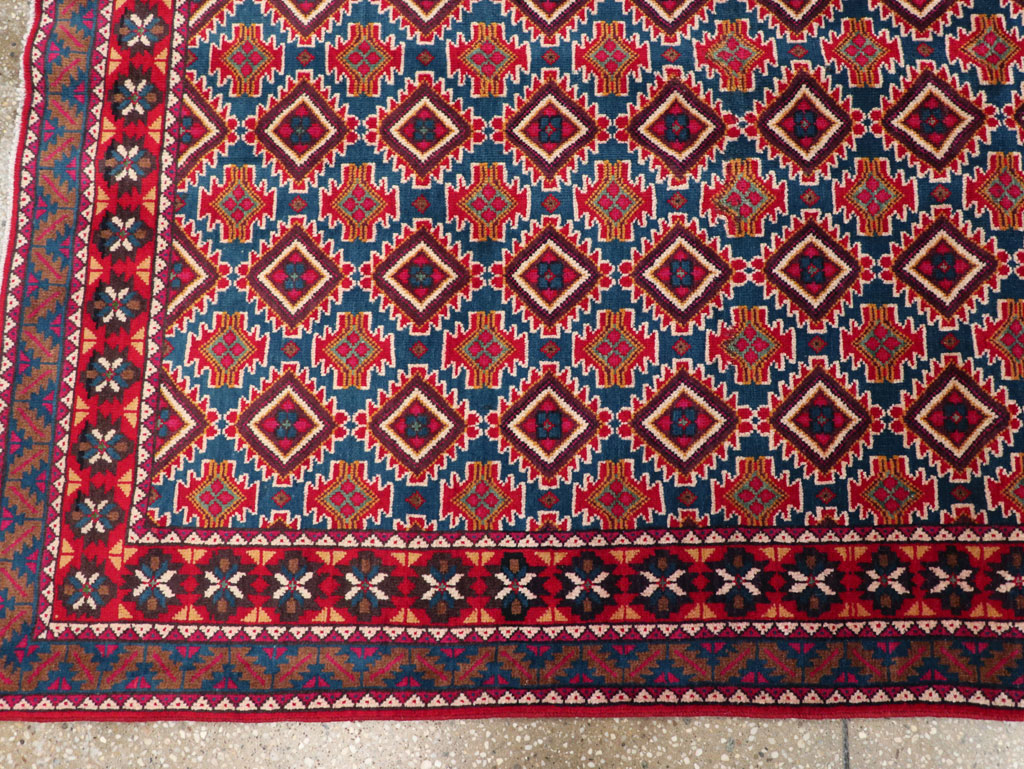 Vintage Persian Mashad Runner, No.31117 - Gss
