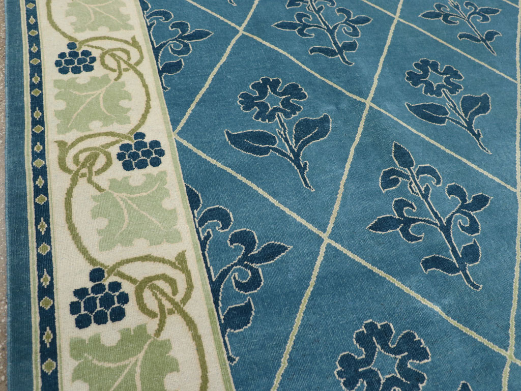 Vintage Persian Kashan Room Size Carpet, No.31119 - Gss