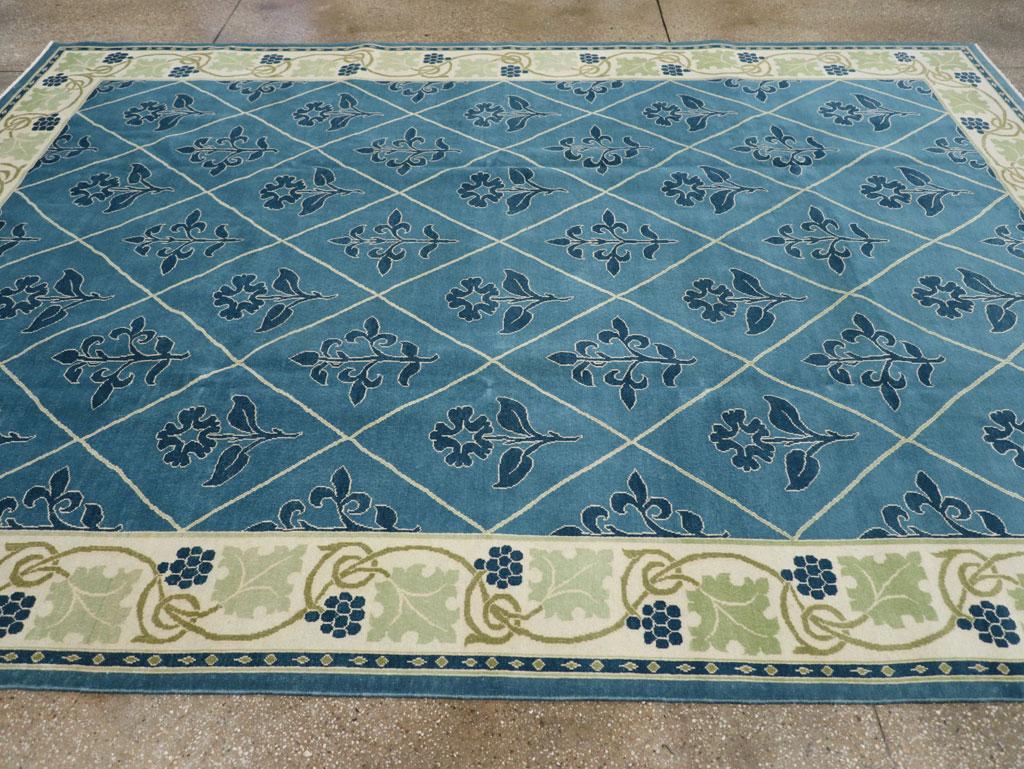 Vintage Persian Kashan Room Size Carpet, No.31119 - Gss