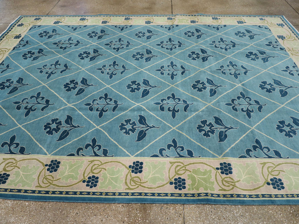 Vintage Persian Kashan Room Size Carpet, No.31120 - Gss